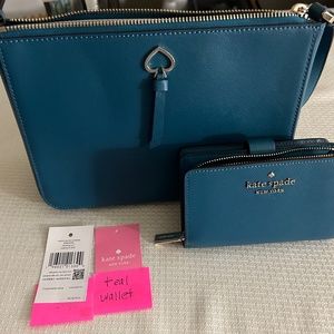 Kate Spade cross over bag and wallet NWT